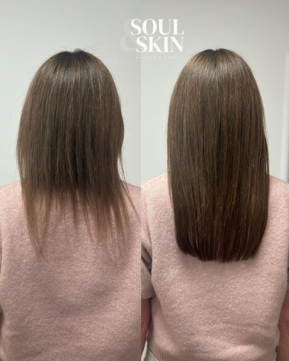 Beratung zu Haar Extensions und passender Methode bei Soul und Skin